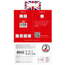 SKROSS - Matkavirtalähde Eurooppa UK ja muut 2xUSB-A 12W Maadoitettu