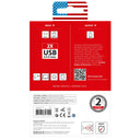 SKROSS - Matkavirtalähde Eurooppa USA ja muut 2xUSB-A 12W Maadoitettu