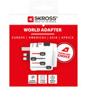 SKROSS - Maailmanmatkailuadapteri PRO World Maadoitettu