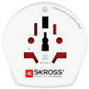 SKROSS - Travel Adapter Combo World to Denmark + Europe Grounded