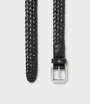 Saddler Grahn Woven Nahkavyö - Musta
