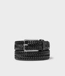 Saddler Joar Braided Nahkavyö - Musta