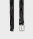 Saddler Joar Braided Nahkavyö - Musta