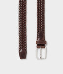Saddler Joar Braided Nahkavyö - Ruskea