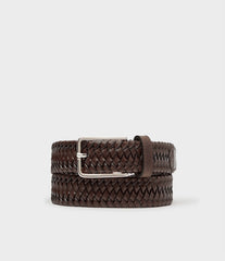 Saddler Joar Braided Nahkavyö - Ruskea