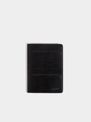 iPad Cover Small Black Leather Schwarzes Leder