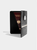 iPad Cover Small Black Leather Schwarzes Leder