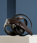 Saddler Odense Nahkavyö - Dark Brown