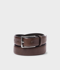Saddler Flen Nahkavyö - Dark Brown