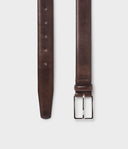 Saddler Flen Nahkavyö - Dark Brown