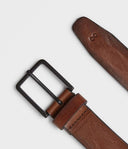 Saddler Montevideo Nahkavyö - Ruskea