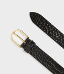 Saddler Safira Nahkavyö - Musta Croco