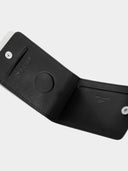 Credit Card Holder AirTag ready Black Leather Schwarzes Leder