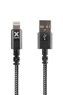 Xtorm Premium USB-A / Lightning Kaapeli 1m Musta