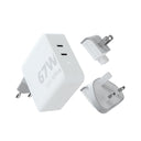 Xtorm 67W GaN-Ultra Laturi/USB-C PD kaapeli Valkoinen