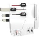 SKROSS - Maailmanmatkailuadapteri PRO Light USB AC30PD World PD 30W Maadoitettu