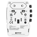 SKROSS - Maailmanmatkaaja PRO Light USB AC45PD Maailma PD 45W Maadoitettu