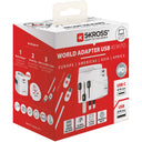 SKROSS - Maailmanmatkaaja PRO Light USB AC45PD Maailma PD 45W Maadoitettu