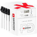 SKROSS - Maailmanmatkailuadapteri AC65PD World USB-A+USB-C PD 65W Maadoitettu