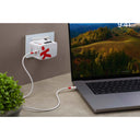 SKROSS - Maailmanmatkailuadapteri AC65PD World USB-A+USB-C PD 65W Maadoitettu