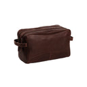The Chesterfield Brand Stefan Toiletry Bag - Dark Brown