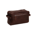 The Chesterfield Brand Stefan Toiletry Bag - Dark Brown