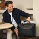 The Chesterfield Brand Ryan Laptop Bag - Musta