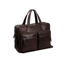 The Chesterfield Brand Misha 17" Laptop Bag - Dark Brown