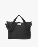 DAY ET Kukkakuvioitu Quilt Crossbody L Ostoskassi - Musta
