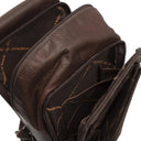 The Chesterfield Brand Riga Crossbody Bag - Tummanruskea