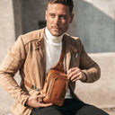 The Chesterfield Brand Riga Crossbody Bag - Konjakki