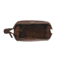 The Chesterfield Brand Vince Toiletry Bag - Dark Brown
