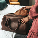 The Chesterfield Brand Liam Viikonloppulaukku - Tummanruskea