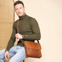 The Chesterfield Brand Matera Crossbody Bag - Konjakki