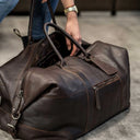 The Chesterfield Brand Portsmouth Viikonloppulaukku - Tummanruskea