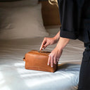 The Chesterfield Brand Stacey Toiletry Bag - Konjakki